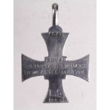 Nursing related silver medal - Royal Victoria Infirmary, Newcastle-on-Tyne, 1911 - medal