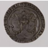 Edward IV Groat, Light Coinage 1464-70, mm. Long Cross Fitchee / Sun (11/28), trefoils at neck, S.