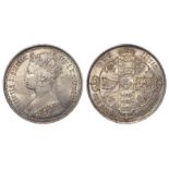 Florin 1878 gothic die 33, 42 arcs, S.3895, EF/GEF light hairlines.