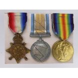 1915 Star and Victory Medal to 3351 Pte P Brady R.Highlanders. Served 2nd Bn. (2)