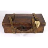 Leather shotgun Cartridge Suitcase, retailed by Army & Navy C.S.L.,105 Victoria St, Westminster S.W.
