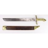 Sidearm - large and impressive Imperial German Model 1855 Prussian Infantry Pioneers brass hilted