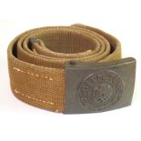 German WW2 Africa Korps belt and buckle (safety tab has been removed ).