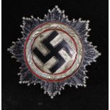 German Deutches Kreuz in silver (War Merit Cross) number 1 Deschler & Sohn maker marked, in fitted