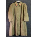 Japanese WW2 scarce officers trench coat in excellent condition.