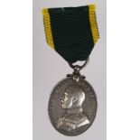 Territorial Efficiency Medal GV named (265178 Pte A Dunbar, 6-Black Watch). Lived Stanley,
