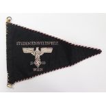 German NPEA Pennant, dated Wien 1939, service wear