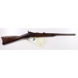 US Springfield Trapdoor Carbine, .45 Cal. Conversion from a US Springfield Civil War Percussion