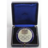 German Olympic Judges lapel badge in fitted case