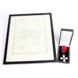 Finland - Order of the Finnish Lion 1st Class (civil), cased, with Certificate dated 29/11/1982