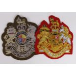 Cloth Badges: Foot Guards Regimental Sergeant Major’s Full Dress bullion embroidered rank badge