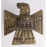 German car plaque for a Berlin event, 13 RFSI  4 Reichsfahrt
