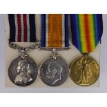 Military Medal GV (S-12927 Cpl A Durie 4/5 R.Highlanders) BWM & Victory Medal (S-12927 Cpl A C Durie