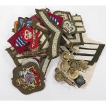 Badges a wide selection to an Essex Yeomanry and CCF Officer