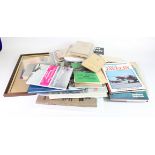 Ephemera - large box of various military books, booklets, pamphlets, correspondence, etc, etc.