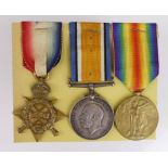 1915 Star Trio to 2887 Pte D Kellock R.Highlanders. Died of Wounds 15/11/1916 serving as a L/Cpl