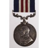 Military Medal GV named 4784 Cpl G H J Spring 32/R.Fus. L/G 28 September 1917. Born Finchley,