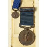 Royal Humane Society small bronze "Successful" type medal (Richard Orbell, 20th July, 1958). Has top