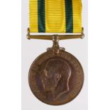 Territorial War Medal GV named (85 Sjt R H Thomas RA). With copy medal roll