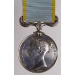 Crimea medal with old contemporary naming to a French soldier J Descours Sapeur AU 2e Rt Du Genie (