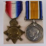1915 Star and BWM to S-5074 Pte A Thomson R.Highlanders. Served 10th Bn. (2)