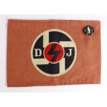 German Deutches Youth armband and marksman's badge