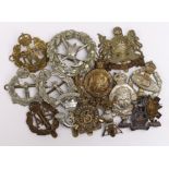 Cap badges - mixed lot of old badges. (14)