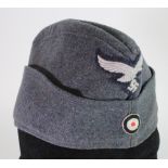 German Luftwaffe sidecap, very clean example, maker stamped, but this faded