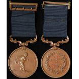 Royal Humane Society small bronze "Unsuccessful" type medal (Martin E. Alford, 3rd. Aug. 1931).