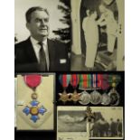 Group awarded to Ian Vaudin Gordon Mackay CBE. 1939-45 Star, Burma Star, Defence & War Medals,