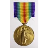 Victory Medal to 3339 Pte R Carew 19-London Regt. Killed In Action 15th Sept 1916. Lived Kentish