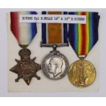 1915 Star Trio to S-5365 L-Cpl D Wills R.Highlanders. Served with 14th and 10th Bn. (3)