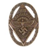 German NSFK Kustenflug 1939 badge, pinback