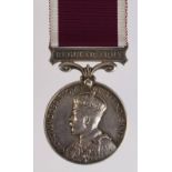 Regular Army LSGC Medal GV named (2744981 Cpl J Lever, Black Watch). With research inc copied