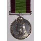 Afghanistan Medal 1881 no bar, named 32B/136 Pte S Pedley 1/12th Regt. With copy medal roll