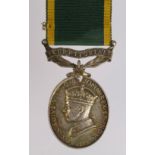Territorial Efficiency Medal GV named (7872491 C/Sjt S Kennedy B.W.).