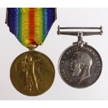 BWM & Victory Medal to 48363 Pte J E Hodgson Yorks Regt. (2)