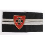 German Veterans armband with Officers bullion stripes