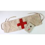 Imperial German Red Cross mans armband and an interesting note book