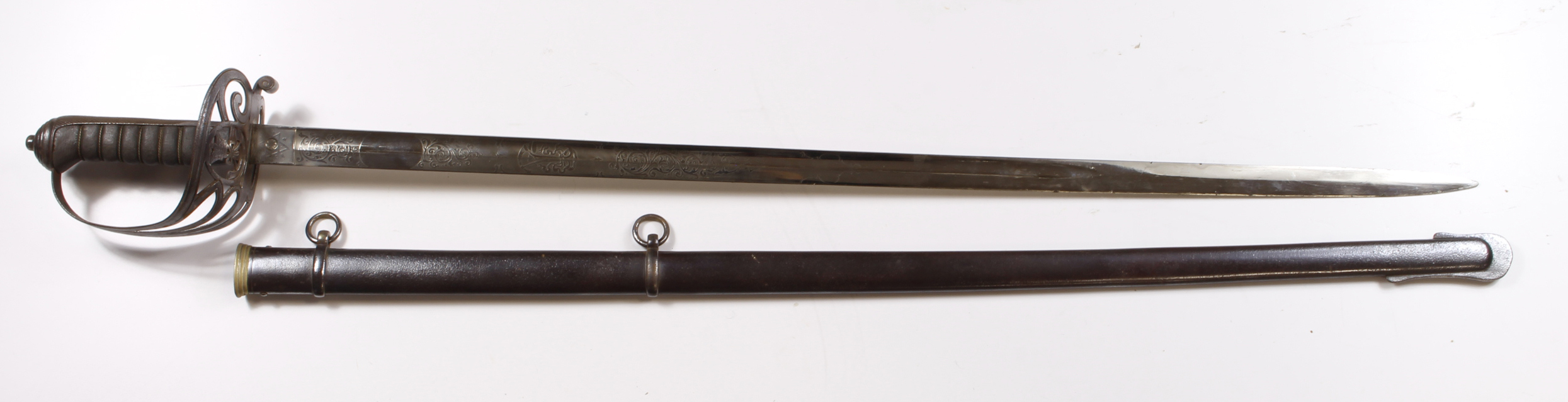 Rifle officers 1827 Pattern Sword by Walkins & Co, 133 Regents Street, London. Fine blade 32",