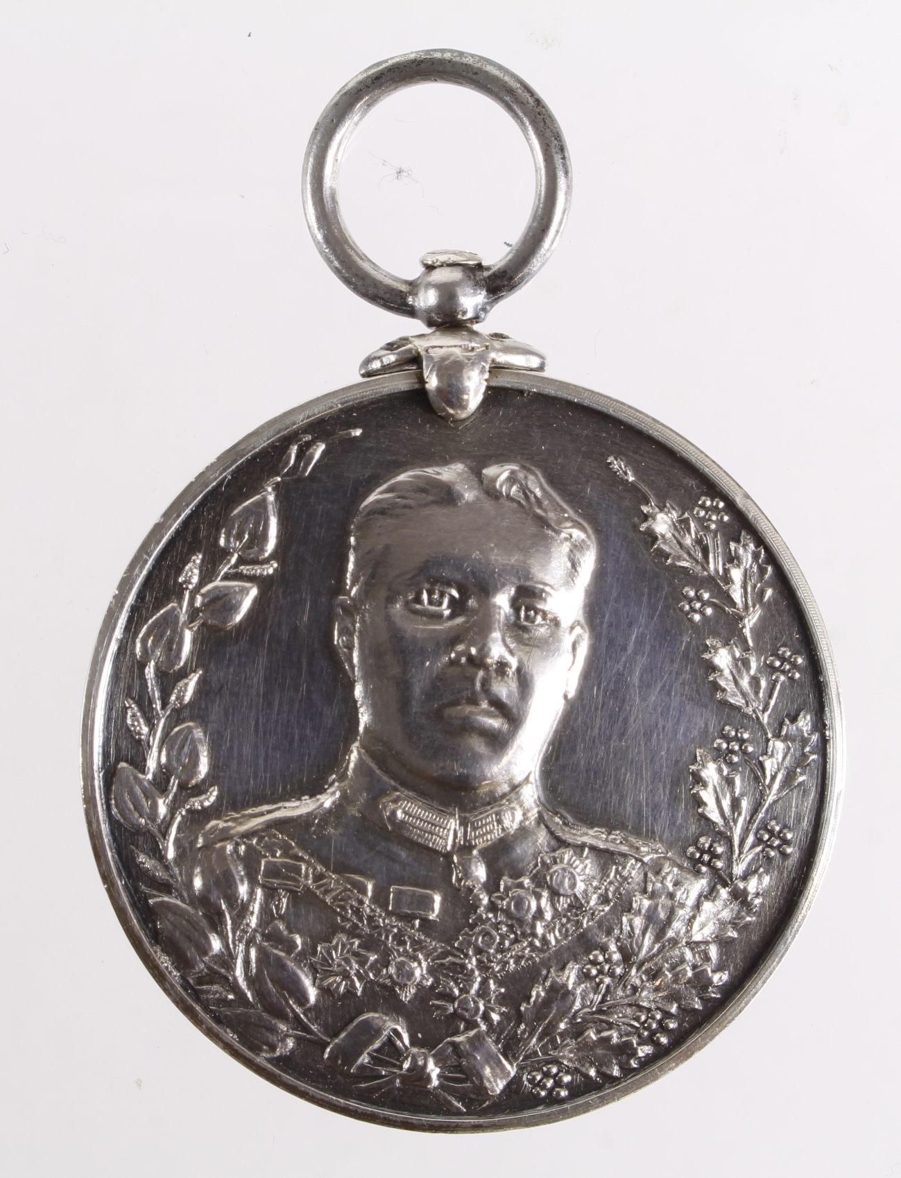 Malaysia, Sultanate of Johor, Sultan Ibrahim Coronation Medal 1895, second class award in silver.