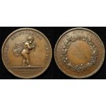Royal Humane Society large bronze "Successful" type medal (Wm. Underwood, 22nd. Aug. 1865).