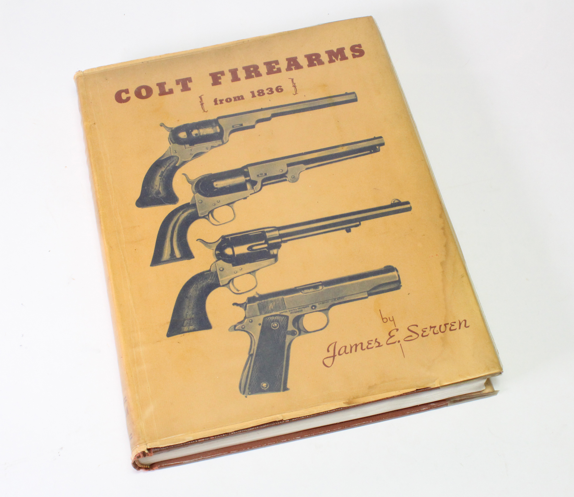 Gun related book Colt firearms from 1836 by James E Sewen scarce book full of information.