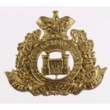 Suffolk Regiment O/R's Cap badge QVC brass