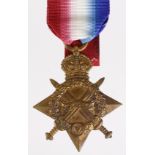 1915 Star to 2206 Pte G H D Rogers 2-London R. Awarded the Military Medal L/G 23/7/1919 (