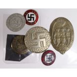 German Lapel badges five different
