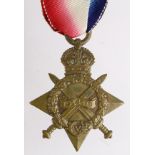1915 Star to G-1360 Pte H Summers E.Kent Regt. Killed In Action 25/3/1915 with the 2nd Bn. Born