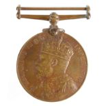 Coronation Medal (Metropolitan Police) 1902 in bronze, named (P.C. R Bolger G.Div).