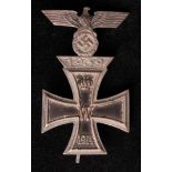 German WW1 / WW2 Iron Cross 1st class with Spange, solid example