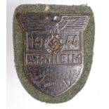 German Arnheim armshield, a scarce example, light corrosion, but worth viewing, rarely seen